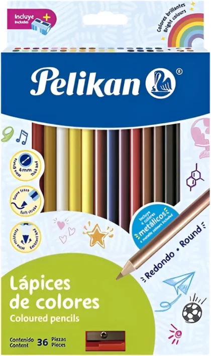 COLORES PELIKAN REDONDOS CON 36