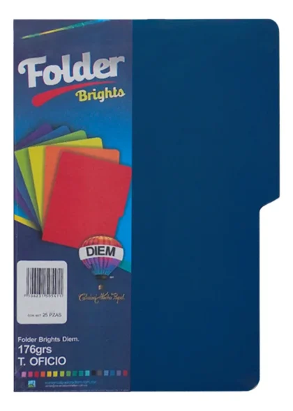 FOLDER DIEM OFICIO AZUL MARINO 24
