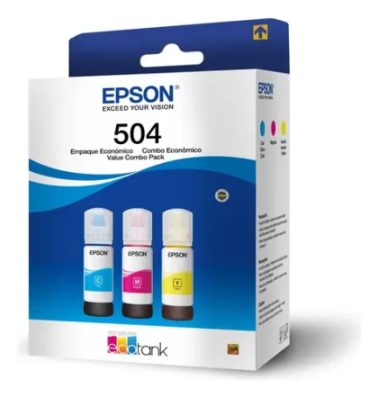 KIT TINTAS DE COLOR EPSON T504 3 PZAS